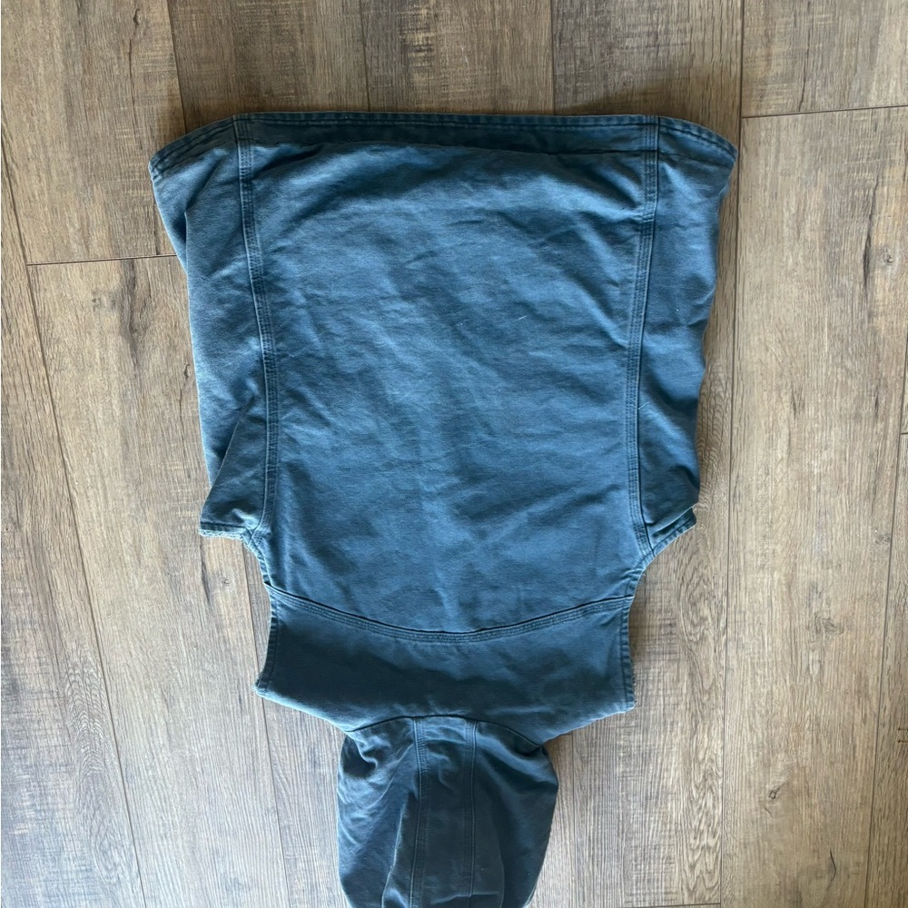 Carhartt teal Hooded Vest large - Picture 4 of 5